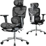 Opiesit Office Chair with 3D Adjustable Lumbar Support